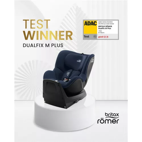 Britax Römer Dualfix M Plus 360° scaun auto (61-105 cm) - Night Blue