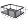 Foxter Uncle XL tarc de joaca (187x207 cm) - Gri